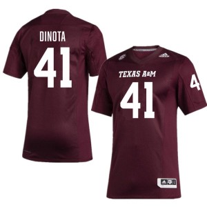 AJ DiNota Texas A&M Aggies #41 College Football Mens Limited Jerseys - Maroon