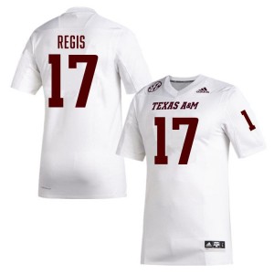 Albert Regis TAMU College Football Stitched #17 Mens Jerseys - White