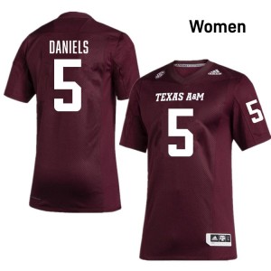 Amari Daniels Texas A&M University Womens University College Football #5 Jerseys - Maroon