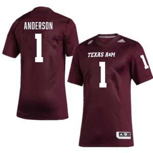 Bryce Anderson Texas A&M Aggies #1 2025-26 College Football Men's Jersey - Maroon