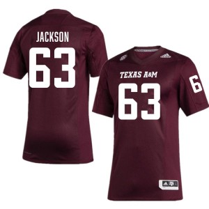Chance Jackson Aggies #63 University College Football Mens Jersey - Maroon