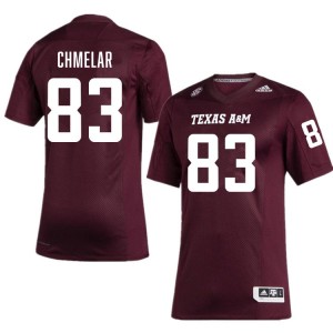 Colton Chmelar Texas A&M University Men High School College Football #83 Jersey - Maroon