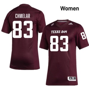 Colton Chmelar Texas A&M University #83 College Football Alumni Women Jersey - Maroon