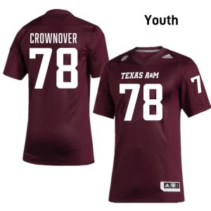 Dametrious Crownover Aggies #78 College Football Youth Player Jerseys - Maroon