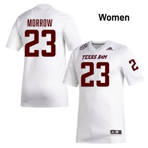 Jamarion Morrow TAMU #23 College Football Womens University Jersey - White