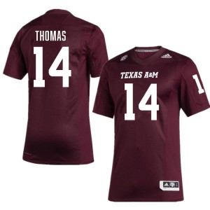 Jayvon Thomas Aggies College Football #14 Alumni Mens Jersey - Maroon