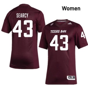 Jeremiah Searcy TAMU College Football Official Women's #43 Jerseys - Maroon