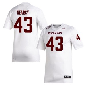 Jeremiah Searcy TAMU #43 2025-26 College Football Mens Jerseys - White