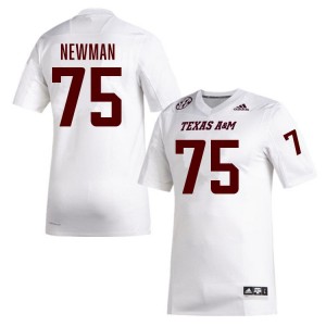 Jonte Newman Aggies College Football NCAA #75 Mens Jerseys - White