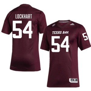 Jordan Lockhart Texas A&M #54 2025 College Football Men's Jerseys - Maroon