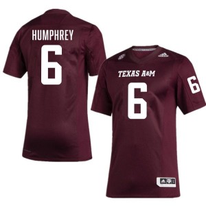 Julio Humphrey Aggies College Football Men's Limited #6 Jerseys - Maroon
