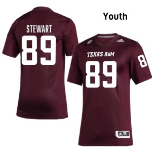 Kade Stewart Texas A&M University 2025 College Football #89 Youth Jerseys - Maroon