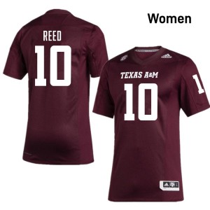 Marcel Reed TAMU Women's #10 2025-26 College Football Jerseys - Maroon