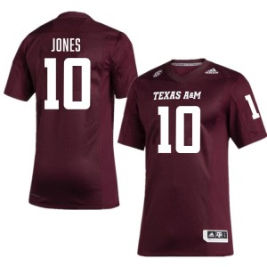 Marco Jones Texas A&M Aggies College Football Men's Game #10 Jerseys - Maroon