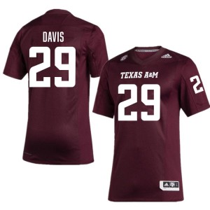 Myles Davis Texas A&M Aggies Limited College Football #29 Men's Jerseys - Maroon