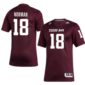 TK Norman Texas A&M Aggies Limited College Football #18 Mens Jerseys - Maroon