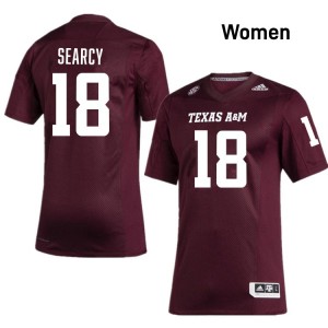 T.J. Searcy Texas A&M University College Football Womens #18 Limited Jersey - Maroon