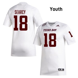 T.J. Searcy Texas A&M Aggies College Football University Youth #18 Jersey - White