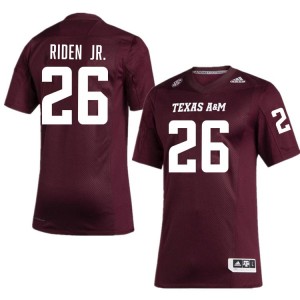 Tiger Riden Jr. Texas A&M Aggies Men's College Football #26 Game Jersey - Maroon