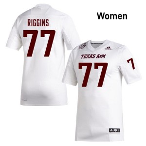 Tyler Thomas Texas A&M College Football Womens Limited #77 Jerseys - White