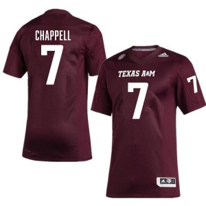 Tyreek Chappell Texas A&M Aggies #7 College Football Mens Embroidery Jersey - Maroon