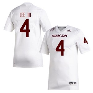 Will Lee III Texas A&M Aggies Limited College Football #4 Men Jerseys - White
